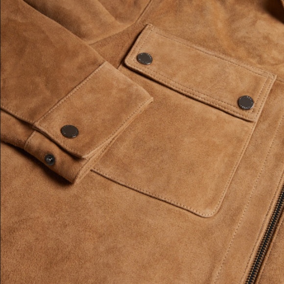 TED BAKER LONDON Thierry suede zip jacket, NEW WITH TAGS - Picture 14 of 16